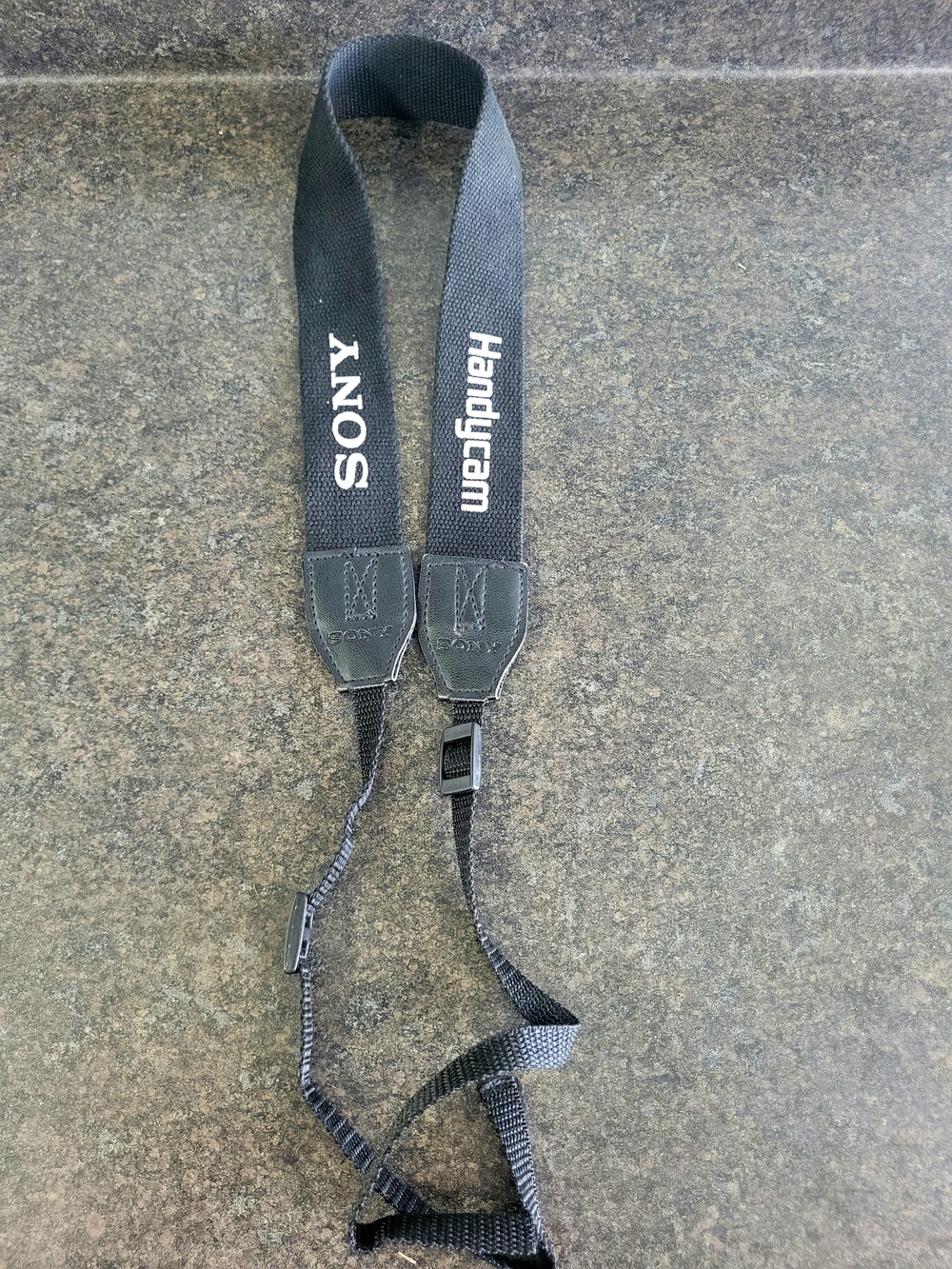 Sony Black Handycam Camera Neck Strap